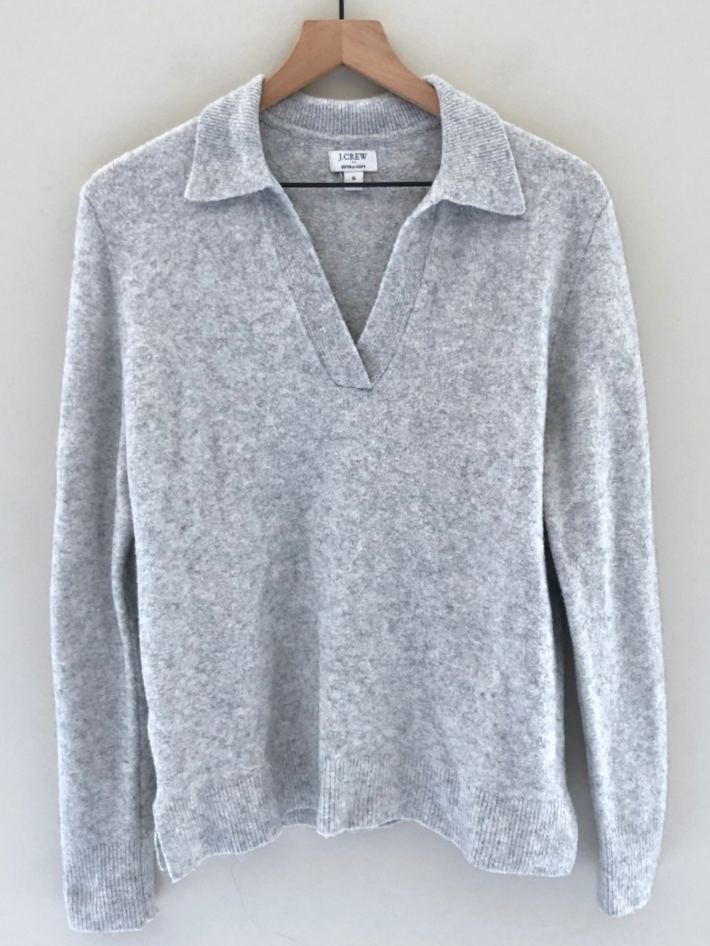 J.Crew Factory Sweater-polo in extra-soft yarn